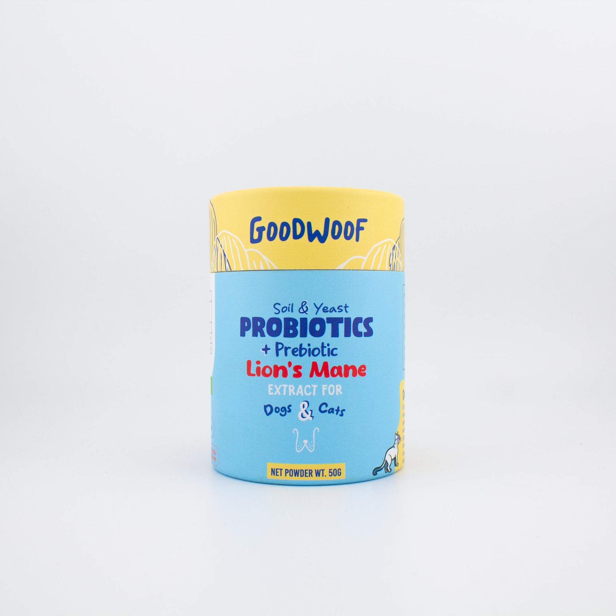 Soil & Yeast Probiotics + Prebiotic Lion’s Mane Extract for Dogs & Cats