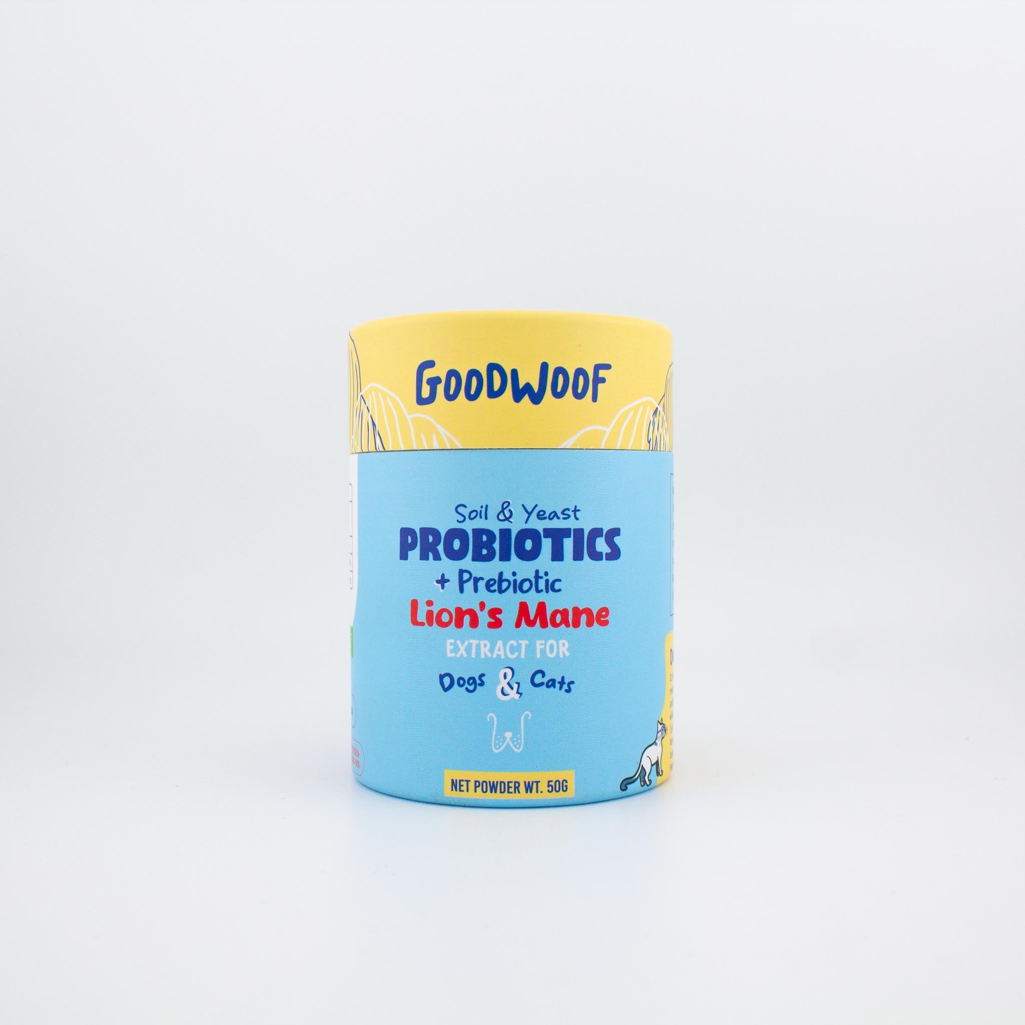 Soil & Yeast Probiotics + Prebiotic Lion’s Mane Extract for Dogs & Cats